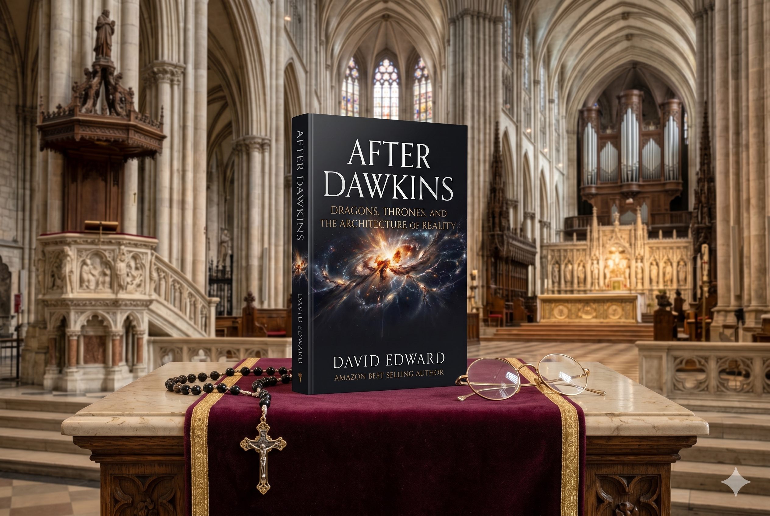 After Dawkins on a cathedral altar
